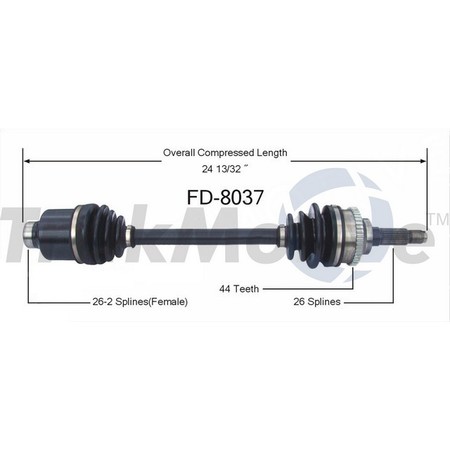 Cv Axle Shaft,Fd-8037